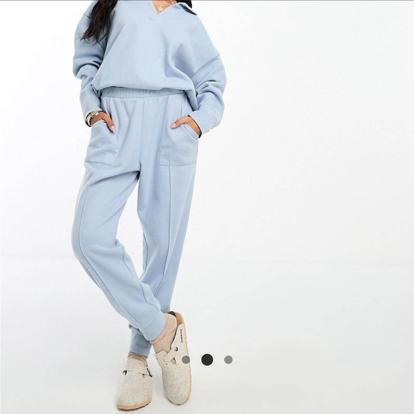 ASOS super soft oversized set in dusty blue - Picture 2 of 6